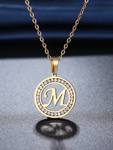 letter M Necklace