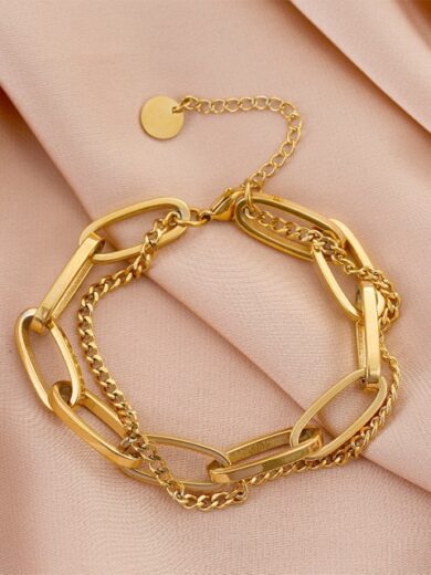 Multi-layer Bracelet Gold color