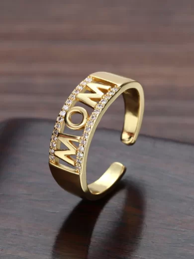 Mom High Quality Rings Gold color