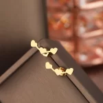 Sweet Hearts Earrings Gold color