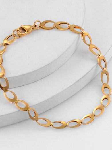 Fashion Chain Bracelet Gold color