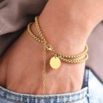Circle Multi-layer Bracelet Gold color