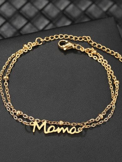 Mama Multi-layer Bracelet Gold color