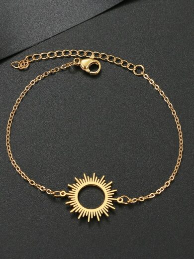  Sun Fashion Bracelet Gold color